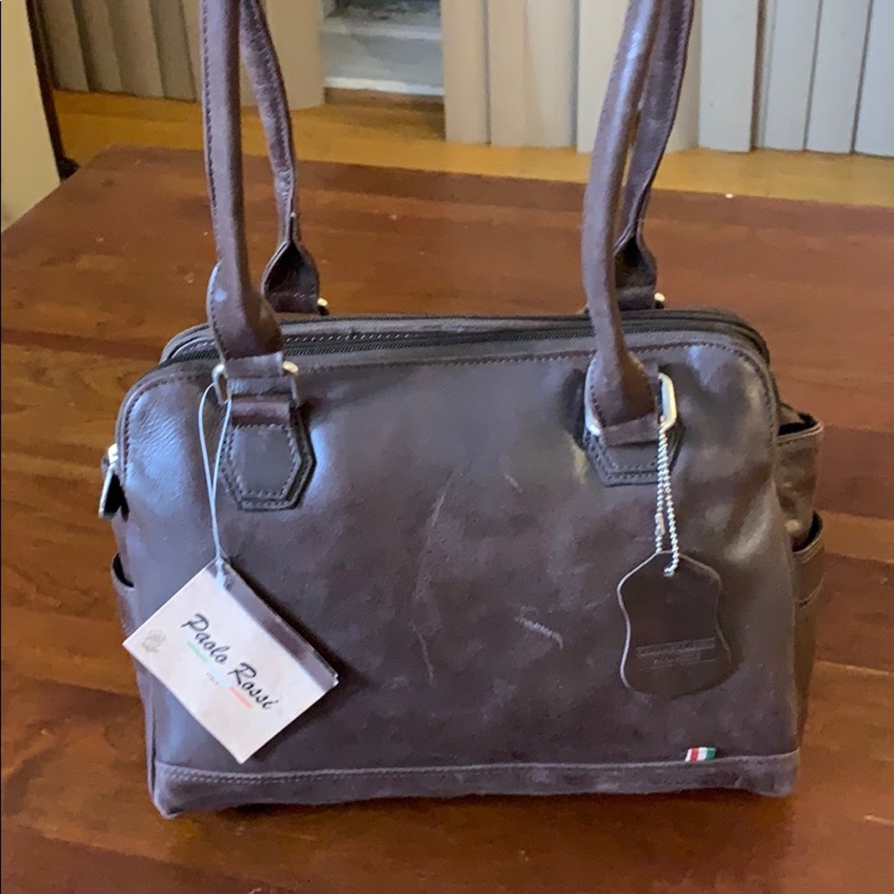 Paola Rossi Italy Genuine Leather Bag